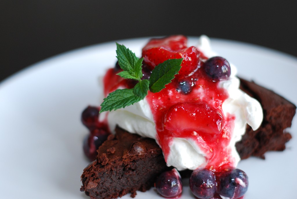 Chocolate Cake, Hold the Flour