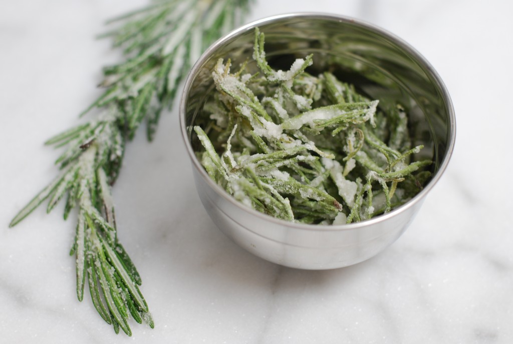 candied rosemary