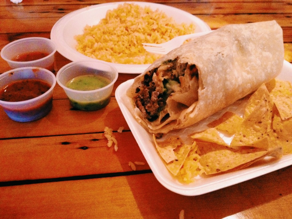 El Zarape California Burrito