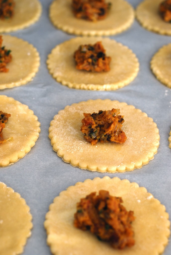 Pumpkin sage empanada