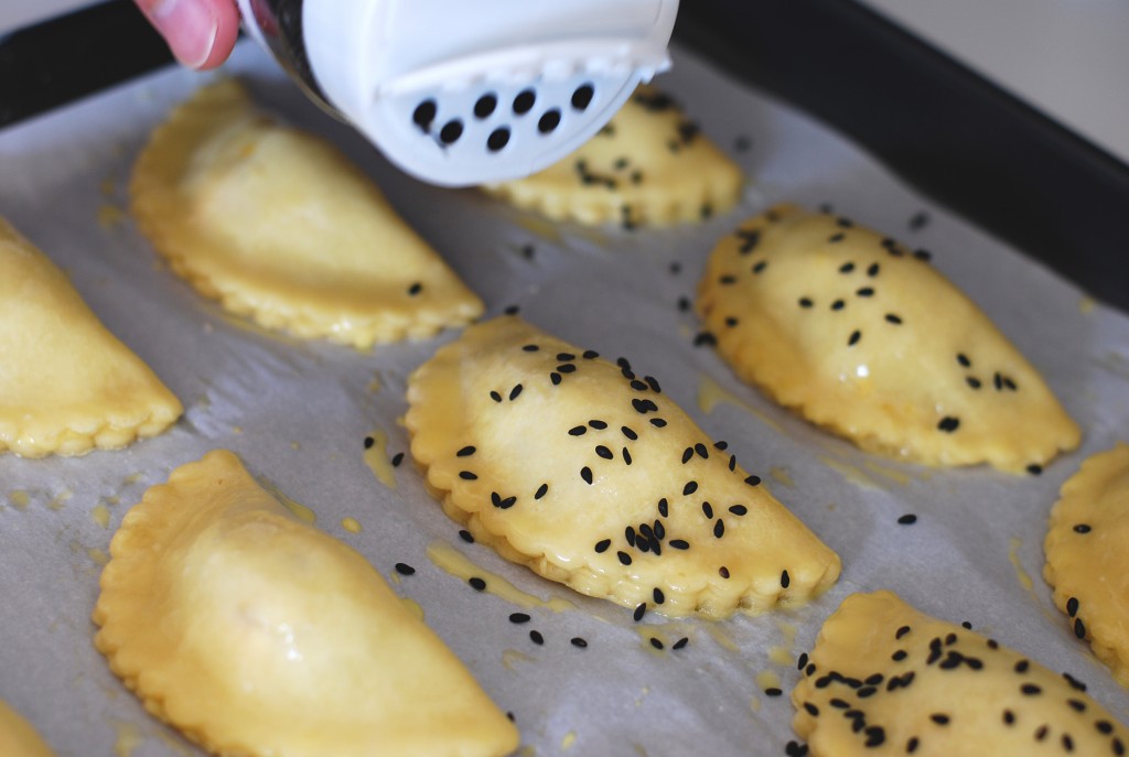 Pumpkin sage empanada