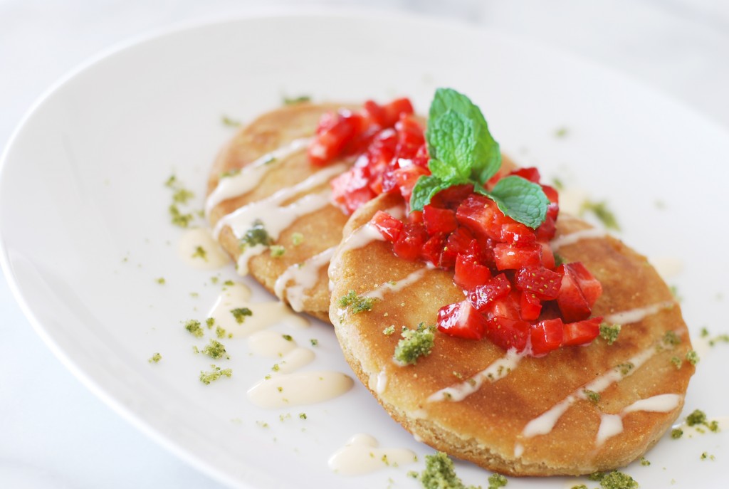 Roasted Strawberry Pupusas