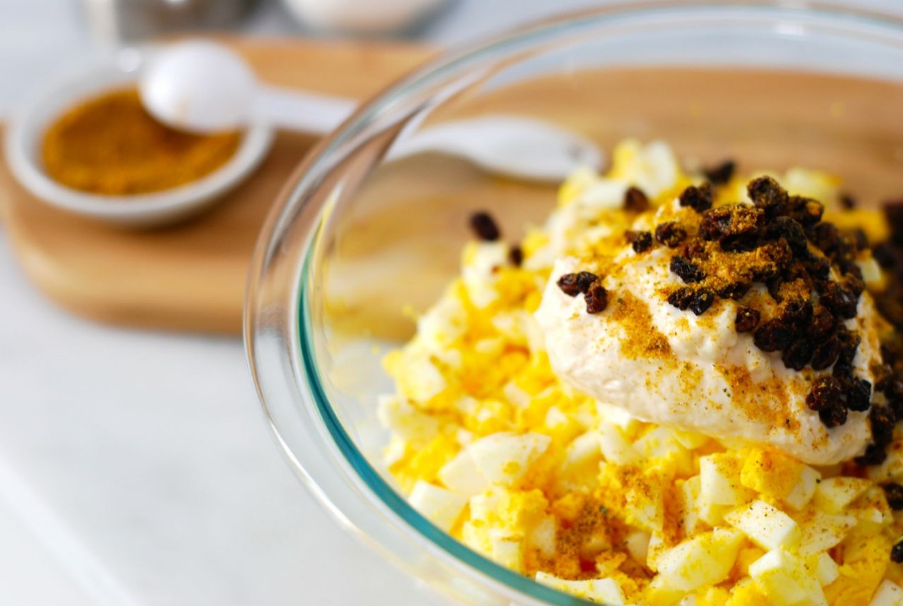 Curried Egg Salad | Get in my Mouf