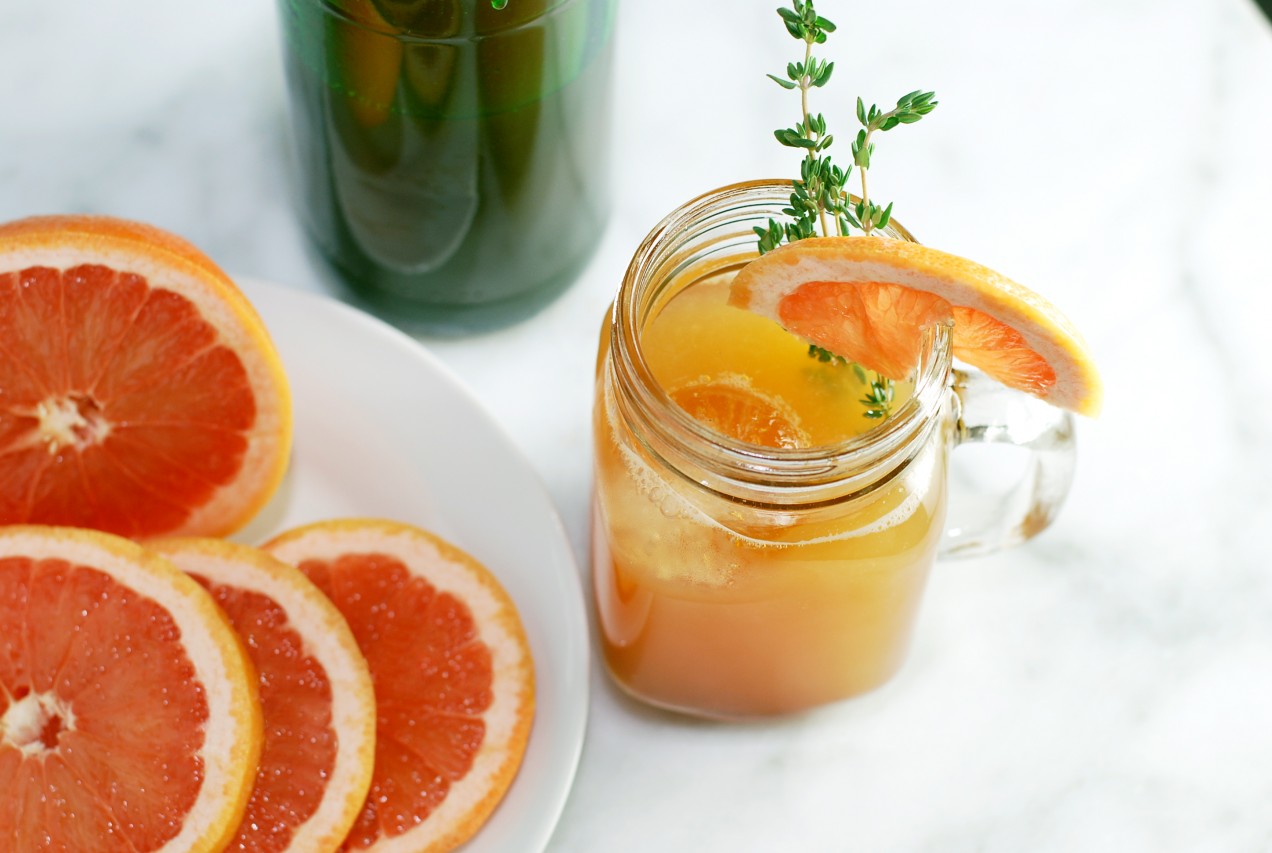 Grapefruit Cinnamon Simple Syrup | Get in my Mouf