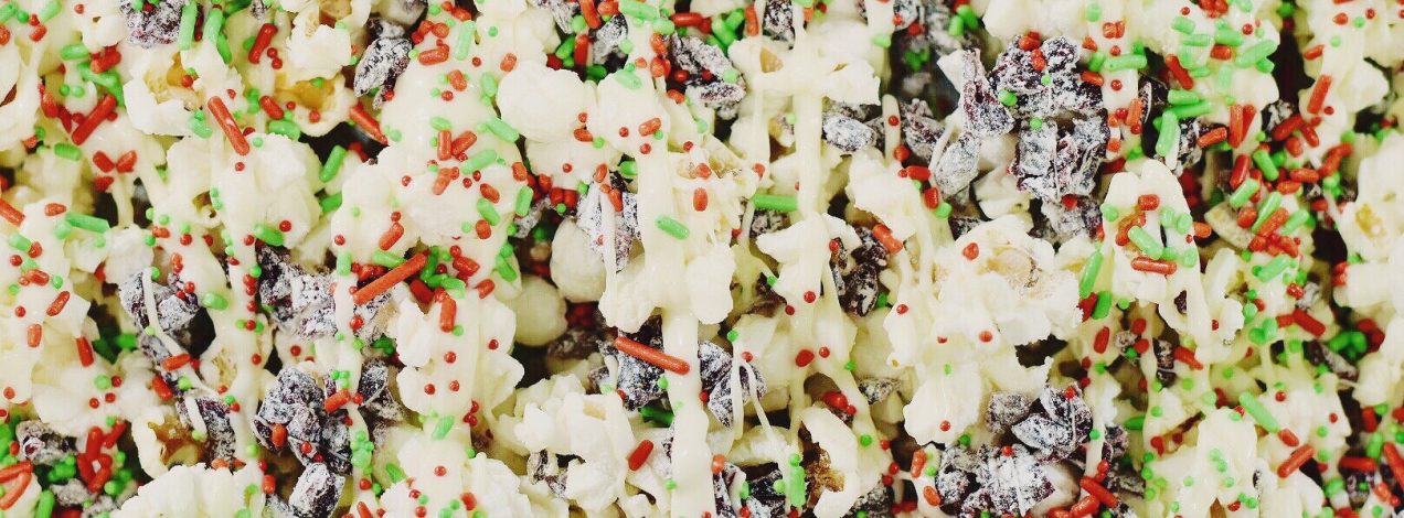 Get in my Mouf | White Chocolate Cranberry Popcorn